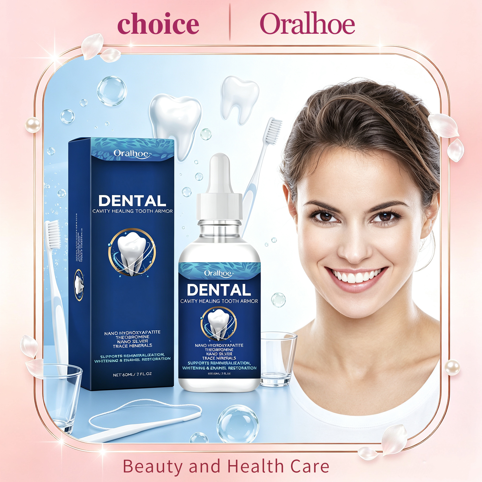 Teeth Whitening Serum - Oralhoe Teeth Brighten Serum Liquid Plaque