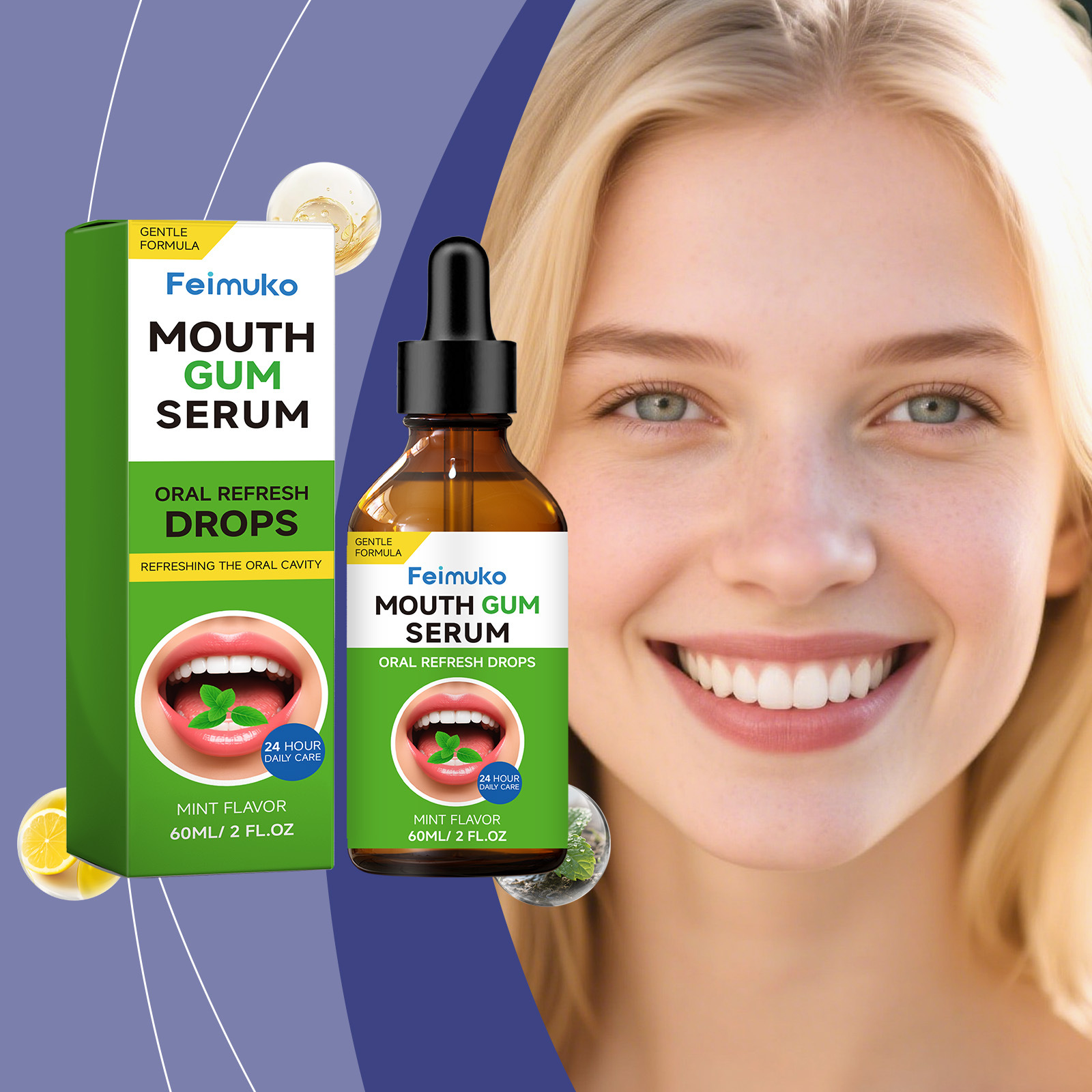 Teeth Whitening Serum - Mouth Gum Serum Oral Refresh Drop