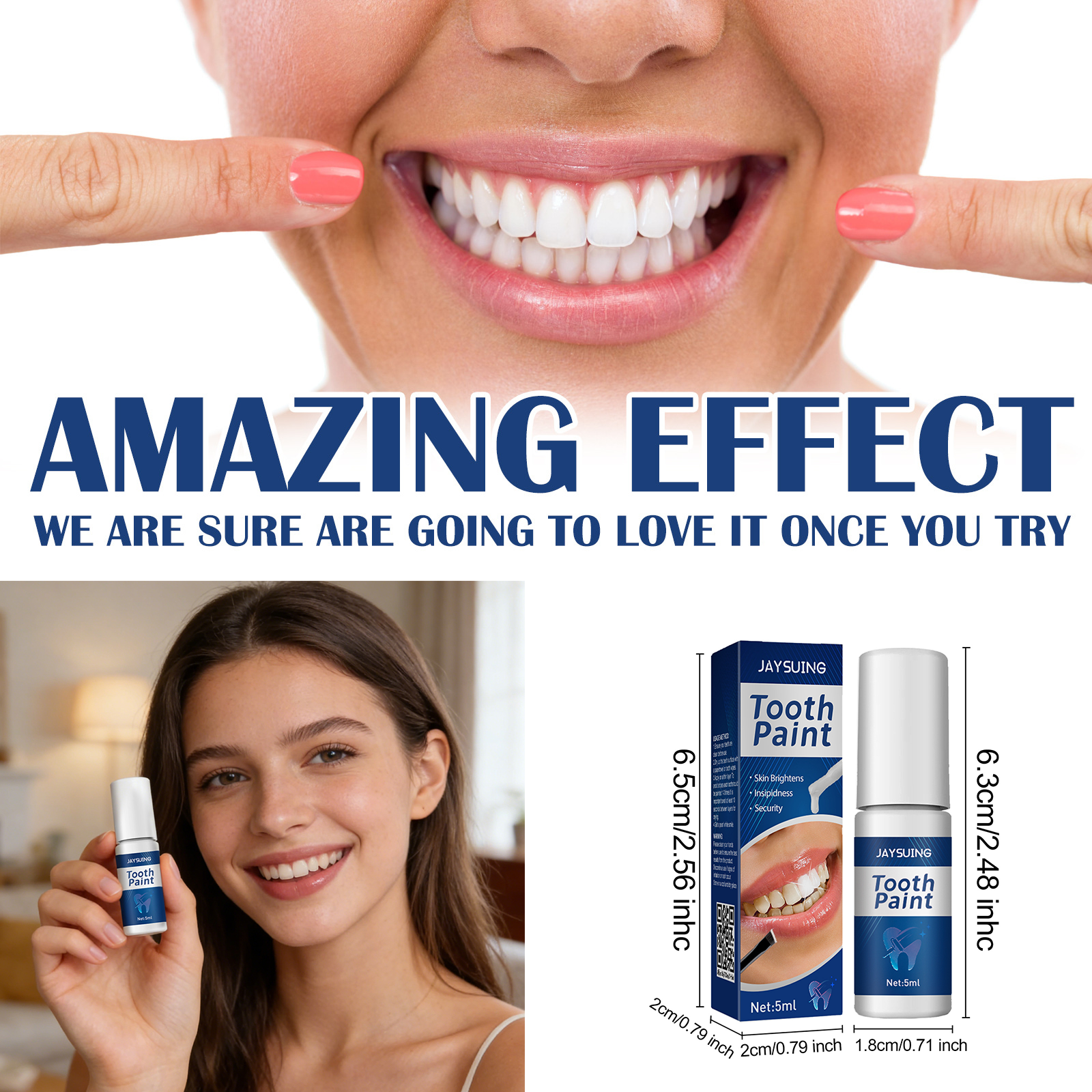 Teeth Whitening Gel Pen - Teeth Brighten Paint Instantly Brightening Fresh