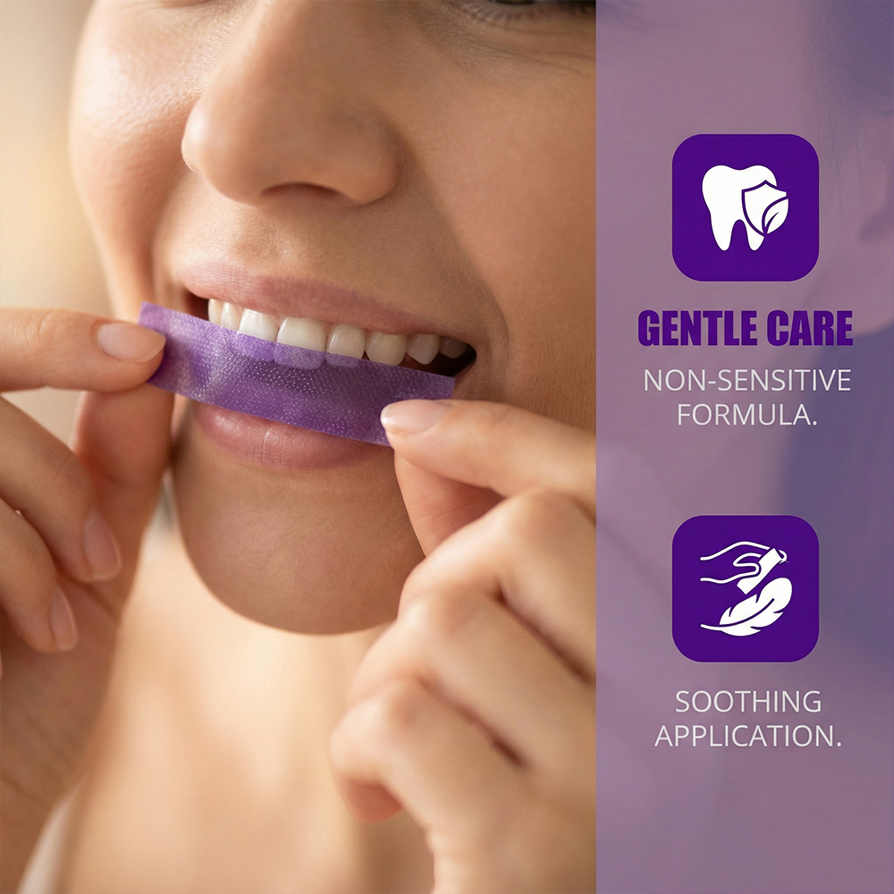 Purple Teeth Whitening Strips- - Teeth Whitening Home Kit avaliação e preço