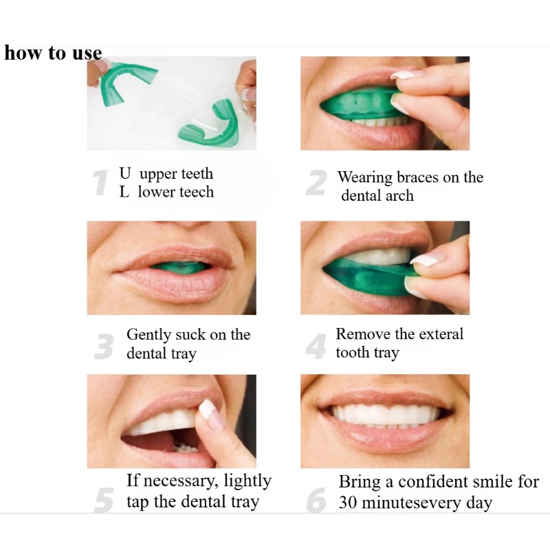 Set Teeth Whitening Tray U-sha - Teeth Whitening Singapore avaliação e preço