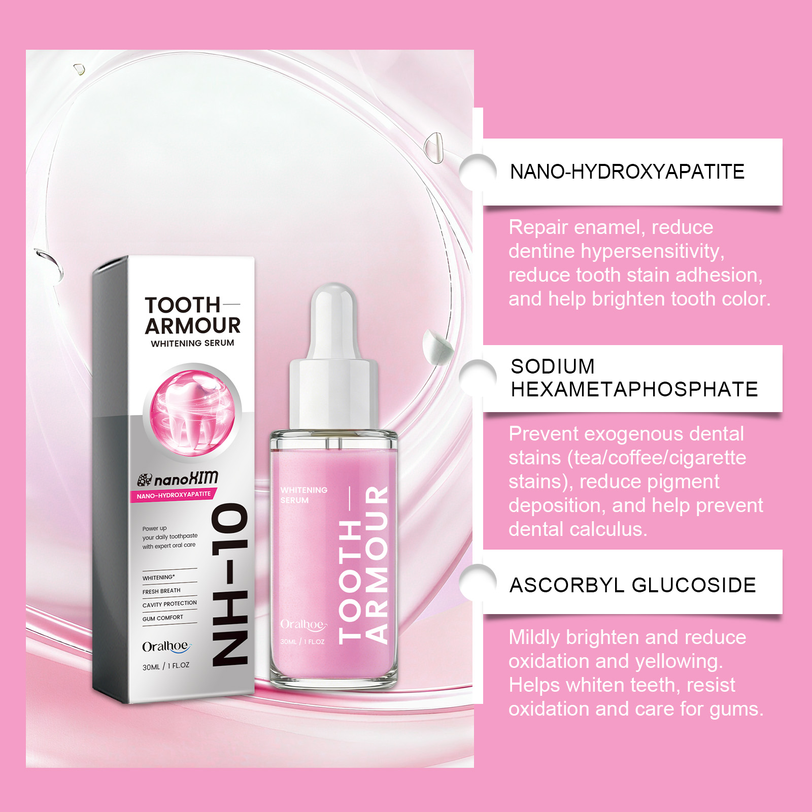 Natural Teeth Brightening Care - Teeth Whitening Serum avaliação e preço