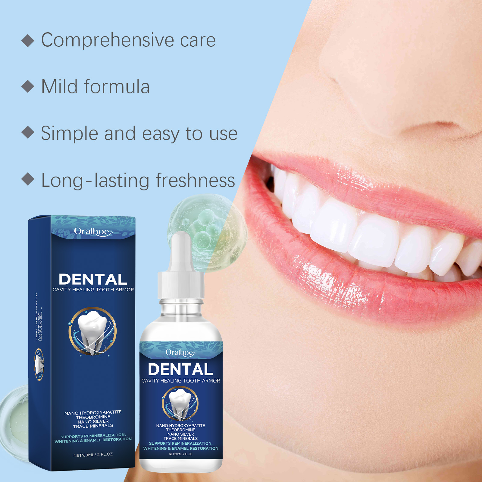 Oralhoe Teeth Brighten Serum L - Teeth Whitening Serum avaliação e preço