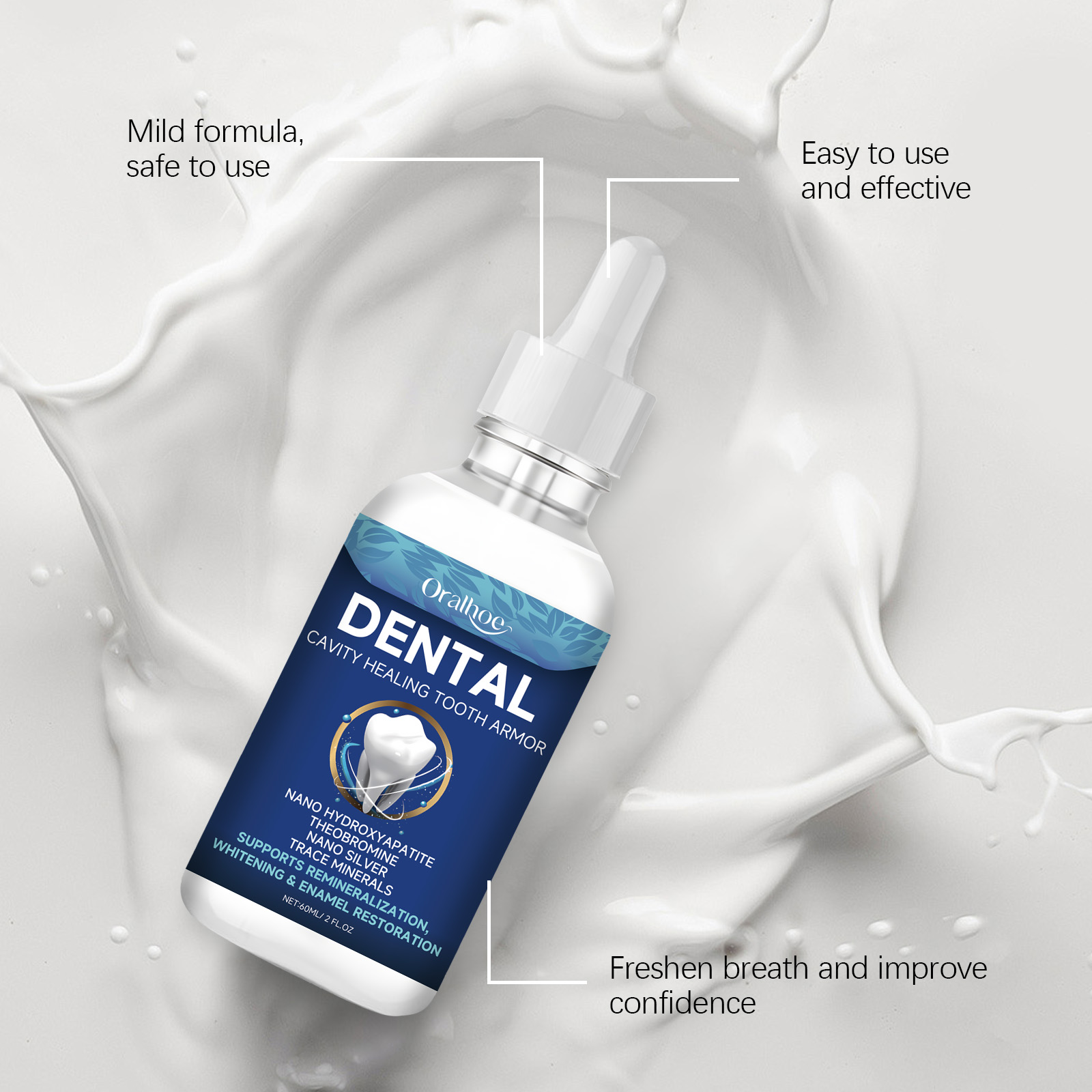 Oralhoe Teeth Brighten Serum L - Teeth Whitening Serum avaliação e preço