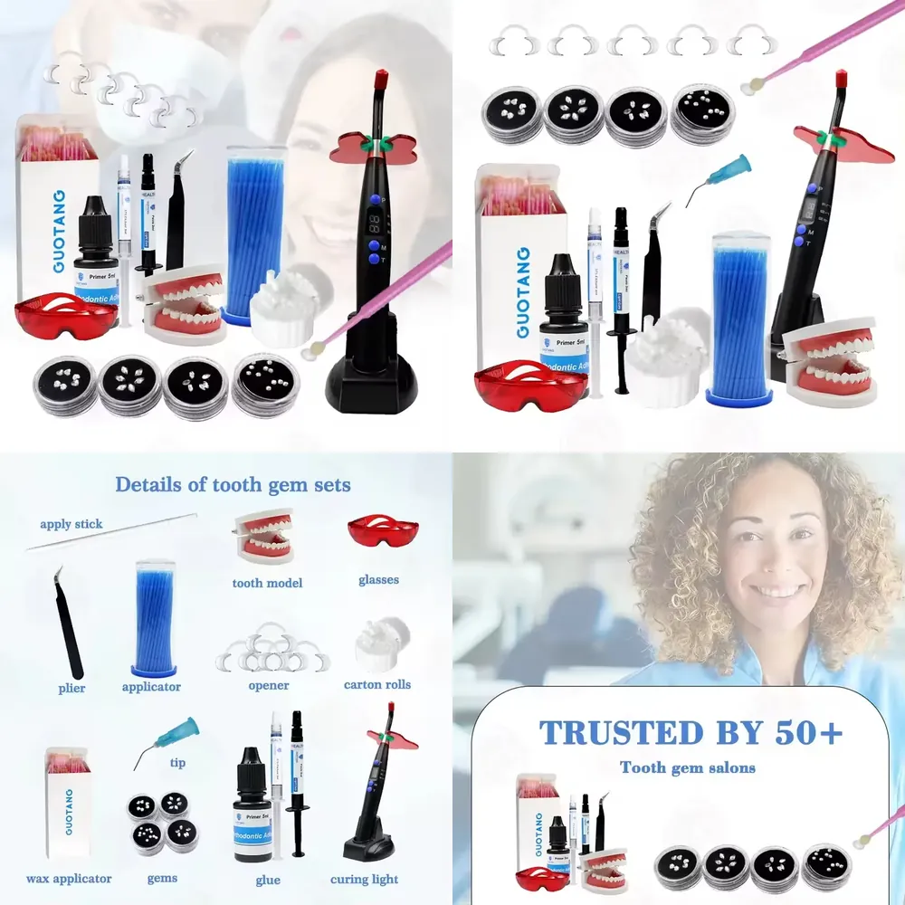 【CHIMU HOME】 Professional DIY  - Teeth Whitening Home Kit avaliação e preço