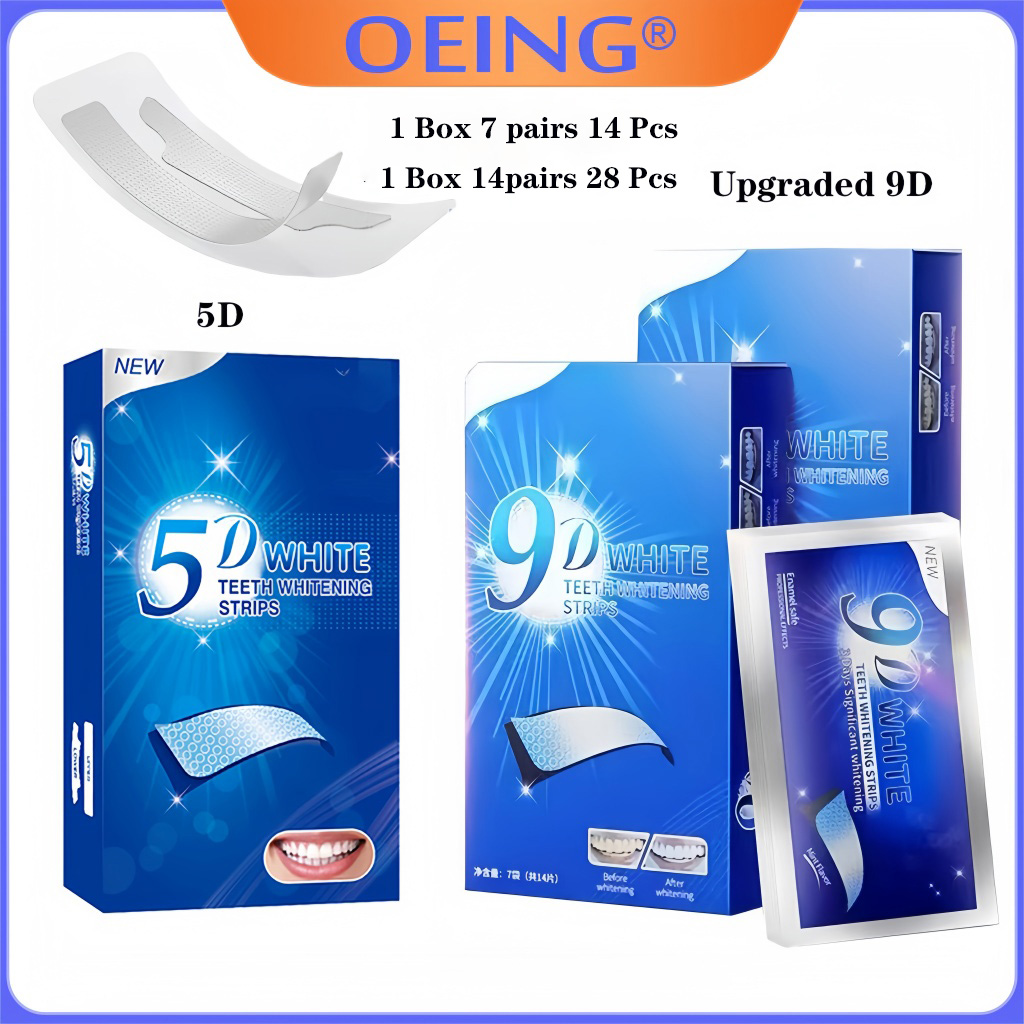 9D 5D Teeth Whitening Strip 14 - Teeth Whitening Home Kit avaliação e preço
