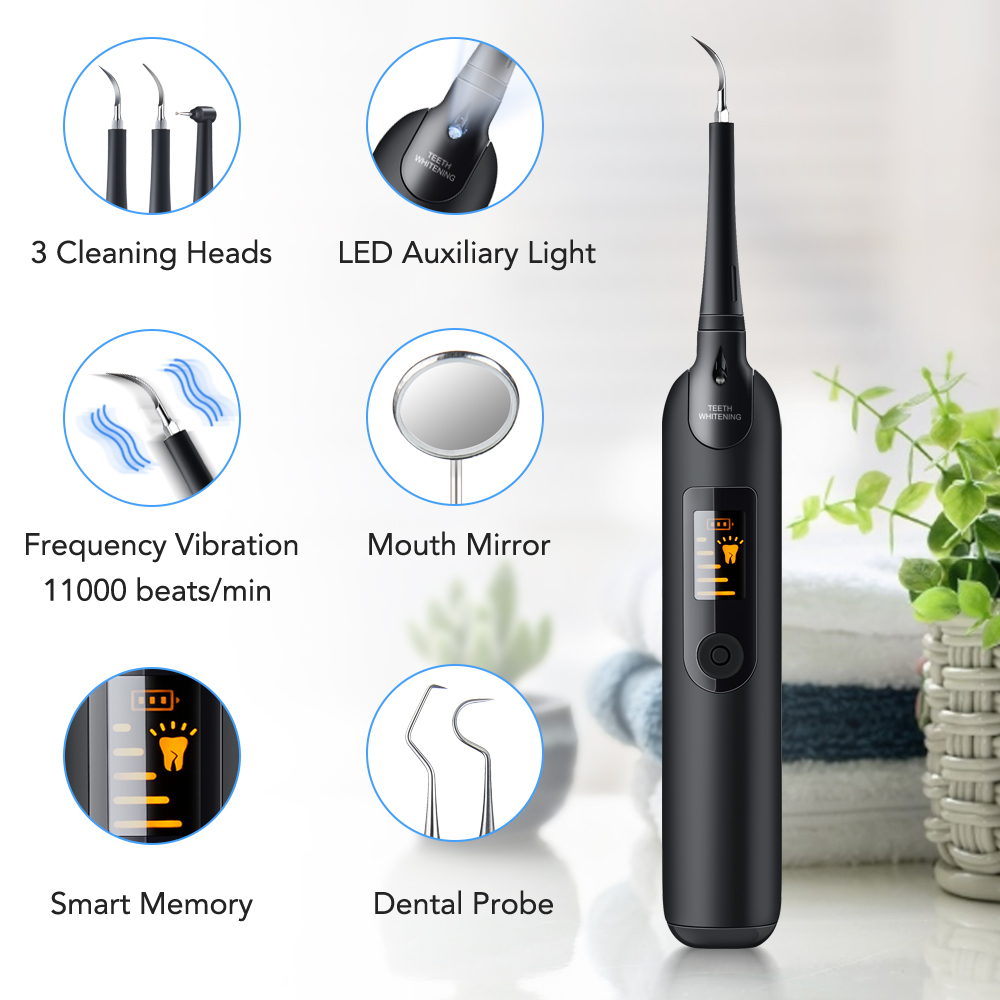 Teeth Tartar Remover Electric  - Teeth Whitening Home Kit avaliação e preço