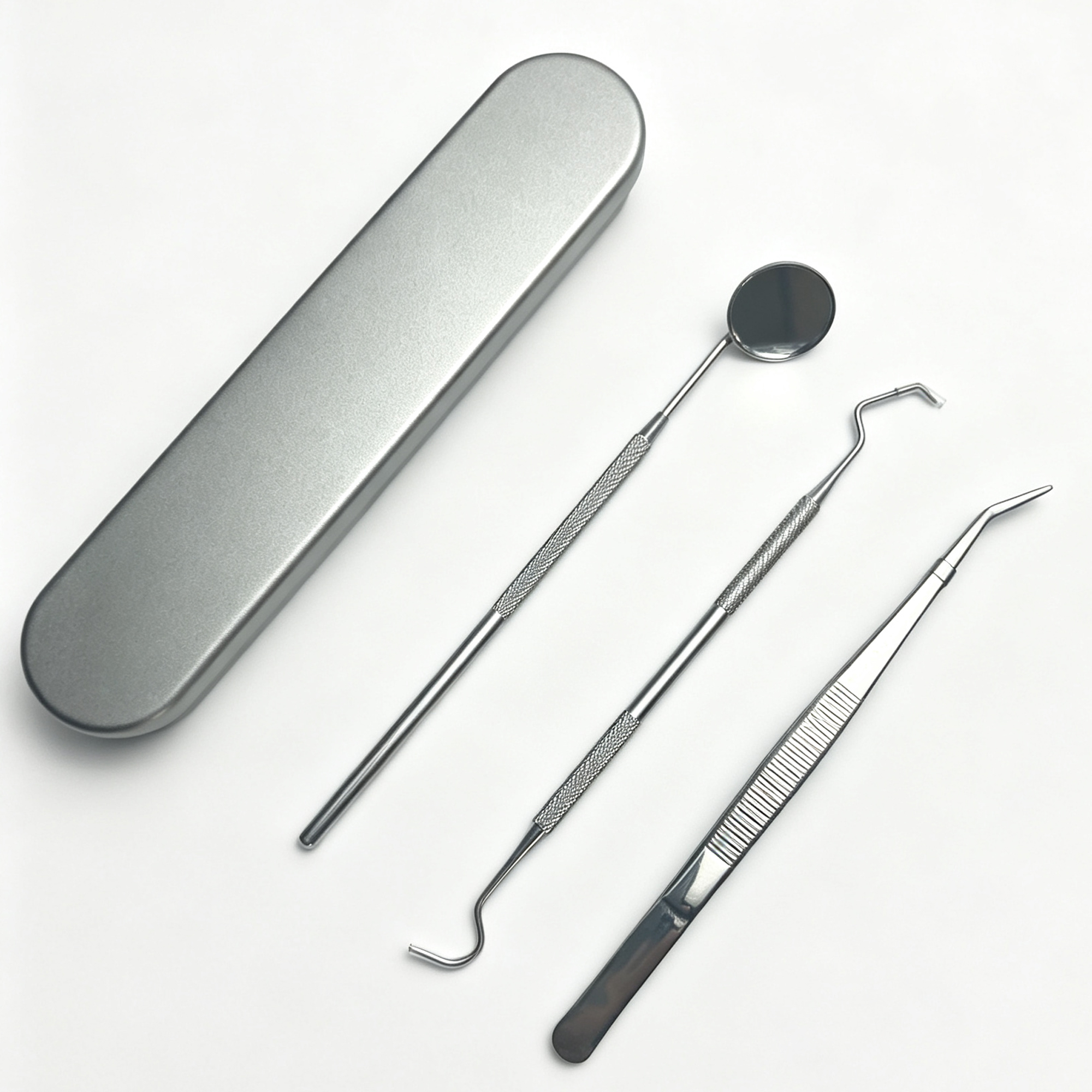 3Pcs Stainless Steel Dental Cl - Teeth Whitening Home Kit avaliação e preço