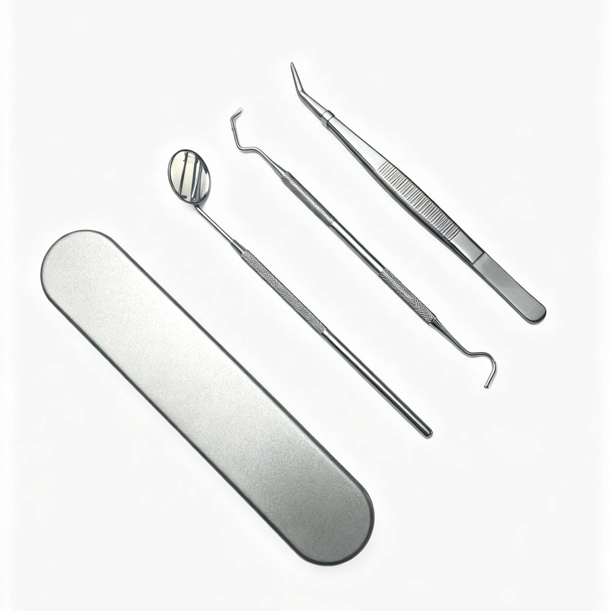 3Pcs Stainless Steel Dental Cl - Teeth Whitening Home Kit avaliação e preço
