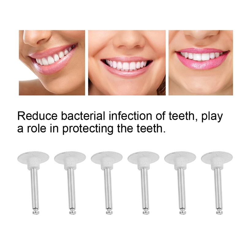 6Pcs Tooth Polishing Head Set  - Teeth Whitening Kit Professional avaliação e preço