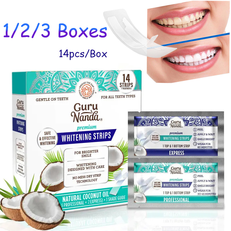 14pcs/box Coconut Oil Teeth Wh - Teeth Whitening Serum avaliação e preço