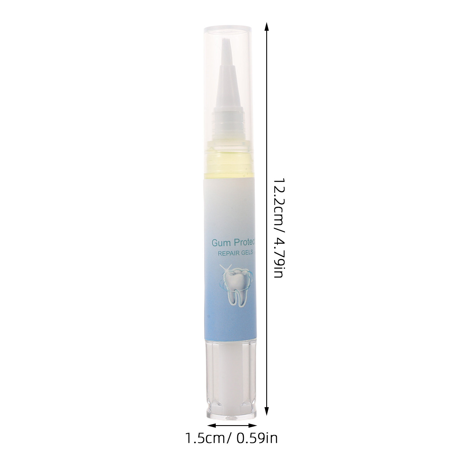2Pcs Dental Whitening Pen Port - Teeth Whitening Gel Pen avaliação e preço