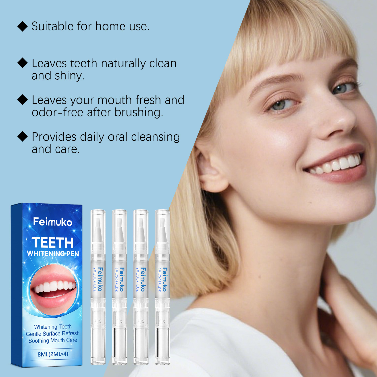 Feimuko 8ml Teeth Gel Pen Gent - Teeth Whitening Gel Pen avaliação e preço