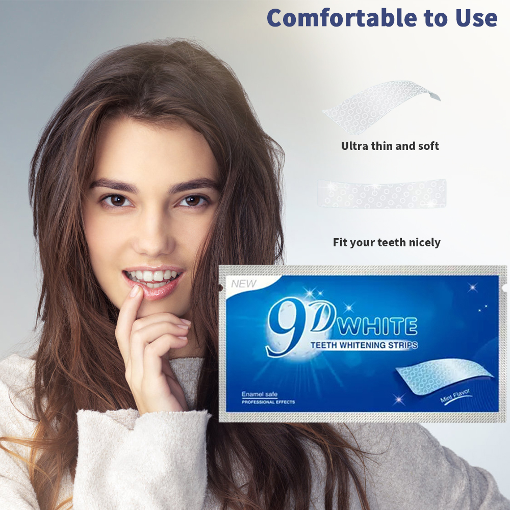 9D White Teeth Whitening Strip - Teeth Whitening Retainer avaliação e preço