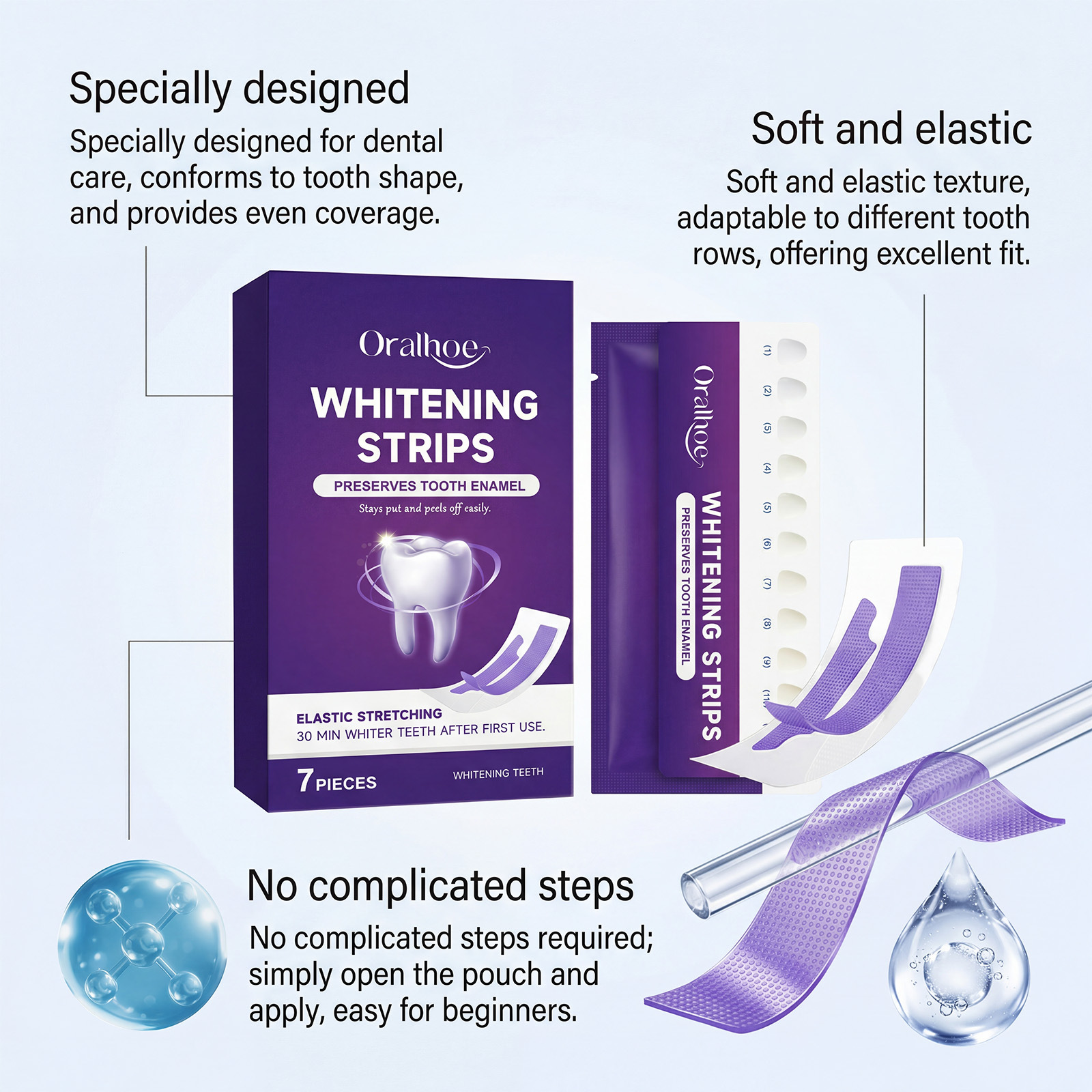 ORALHOE Safe Teeth Whitening S - Teeth Whitening Home Kit avaliação e preço