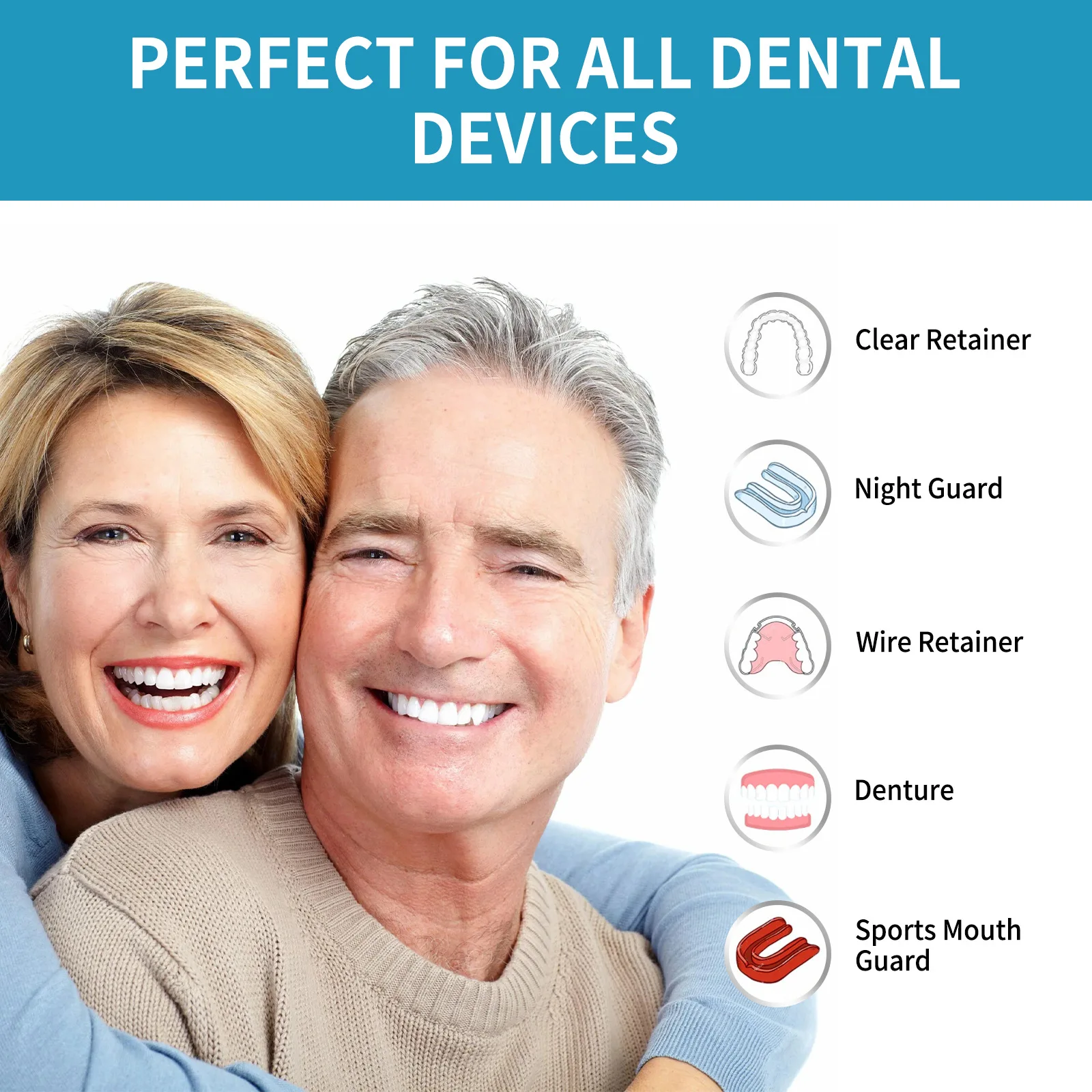Aligner Denture Cleaner Foam D - Teeth Whitening Retainer avaliação e preço