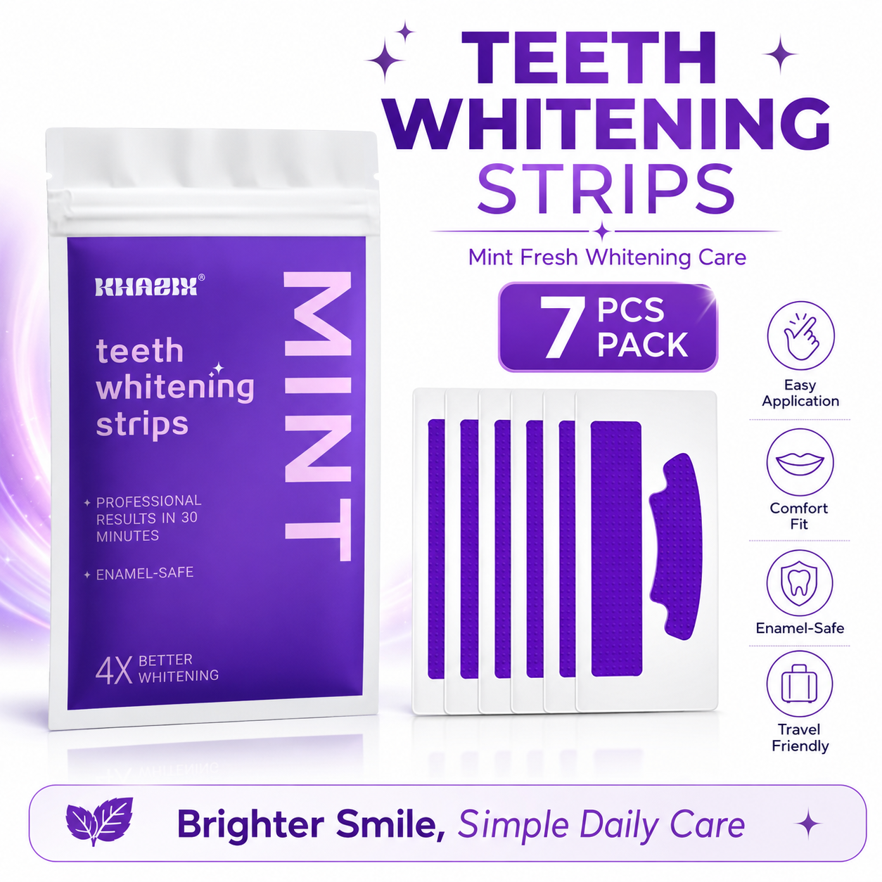 14Pcs Mint Teeth Whitening Str - Teeth Whitening Retainer avaliação e preço