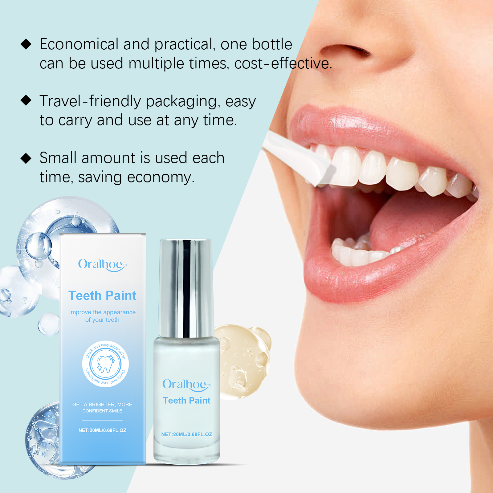 20ml Teeth Whitening Paint - I - Teeth Whitening Gel Pen avaliação e preço