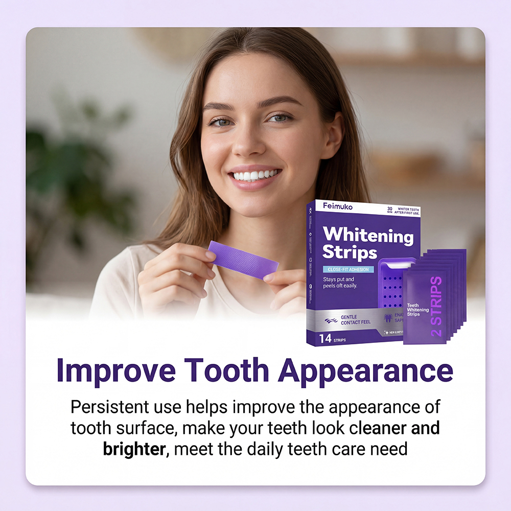 Purple Teeth Whitening Strips  - Teeth Whitening Home Kit avaliação e preço