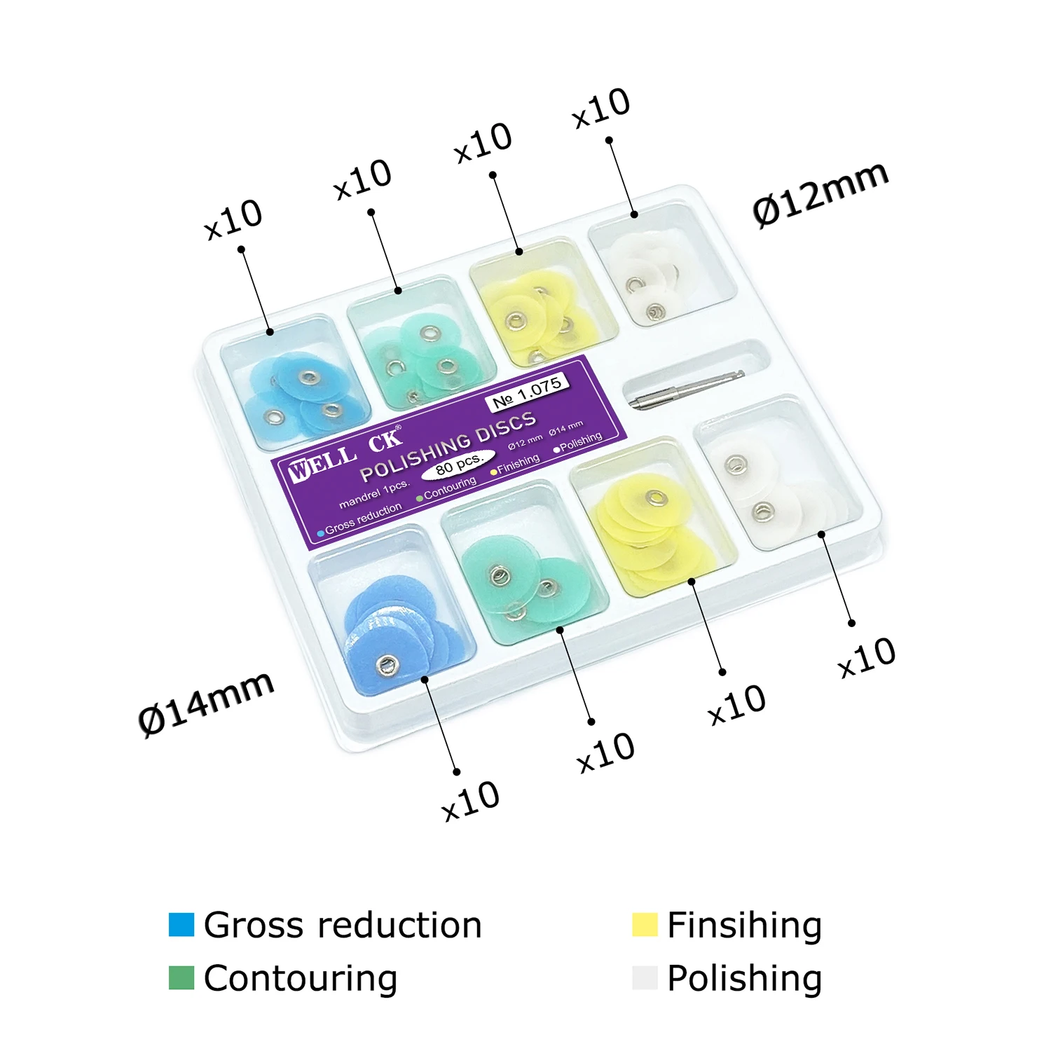 WELLCK Dental Polishing Discs  - Teeth Whitening Kit Professional avaliação e preço