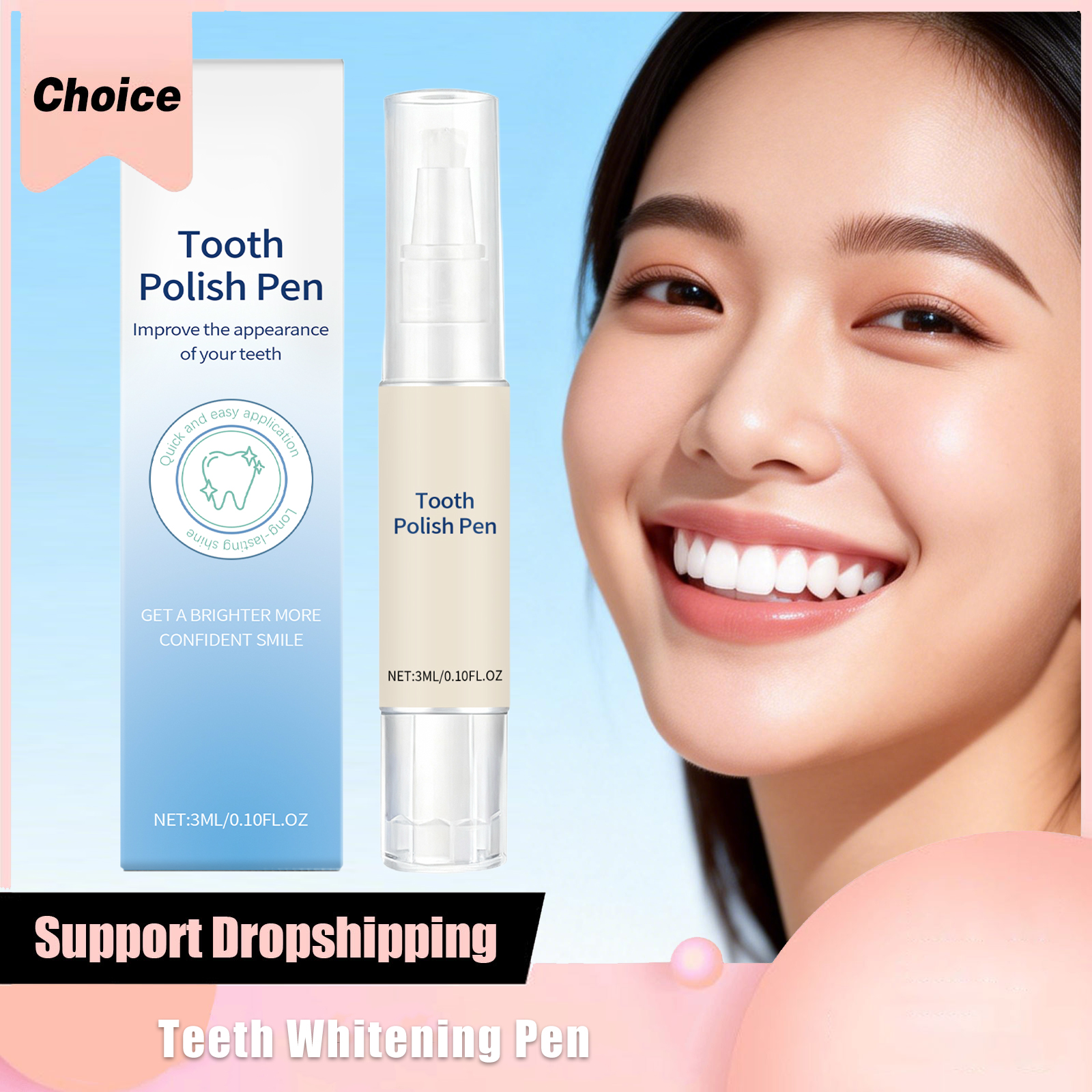 Teeth Whitening Pen Removes De - Teeth Whitening Gel Pen avaliação e preço