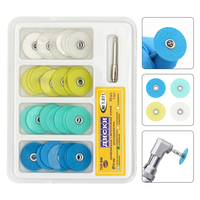 40Pcs/Box Dental Polishing Dis - Teeth Whitening Kit Professional avaliação e preço
