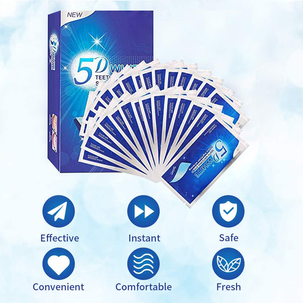 5D White Teeth Whitening Strip - Teeth Whitening Singapore avaliação e preço