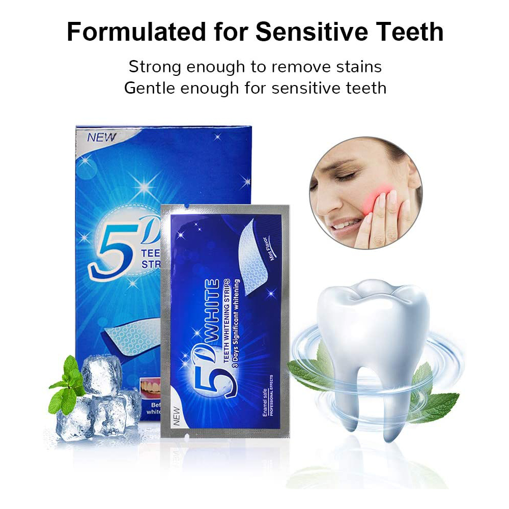 5D White Teeth Whitening Strip - Teeth Whitening Singapore avaliação e preço