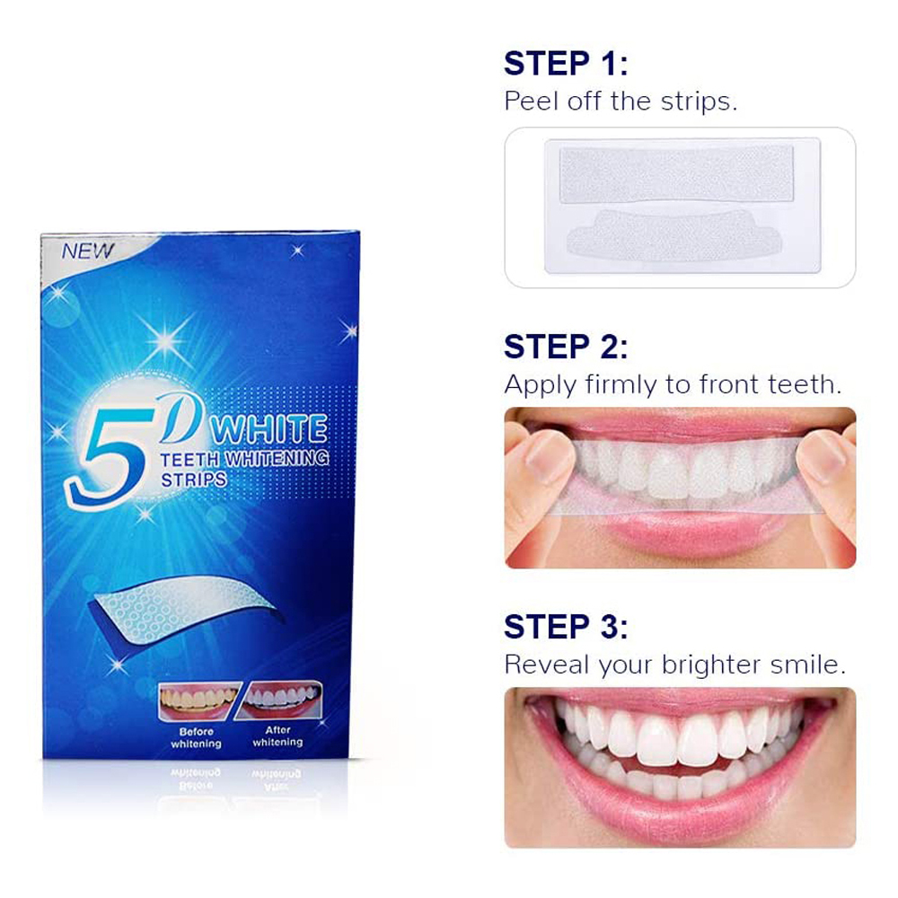 5D White Teeth Whitening Strip - Teeth Whitening Singapore avaliação e preço